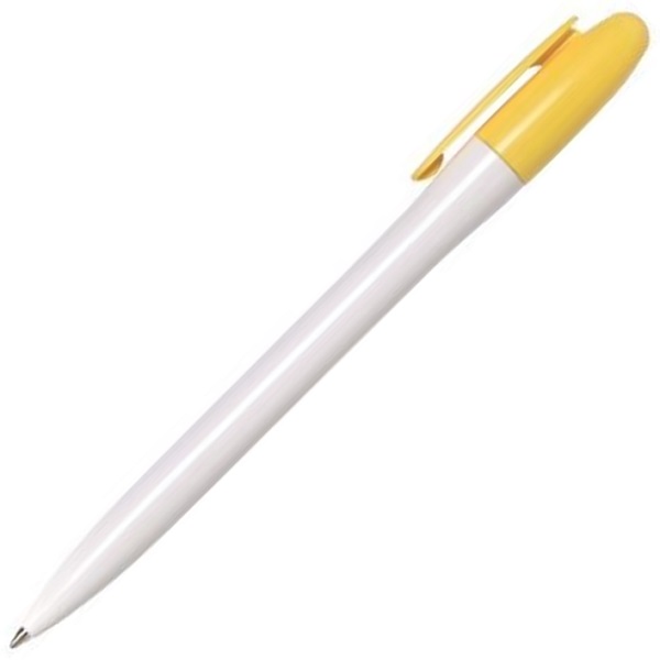 Realta Recycled Pen - White-Yellow